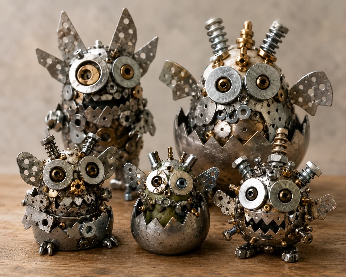 板金スクラップで、世界に一匹だけのモンスターを生み出そう！
